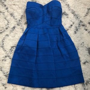 Beautiful Royal Blue Strapless Sweetheart Dress Sz 7/8